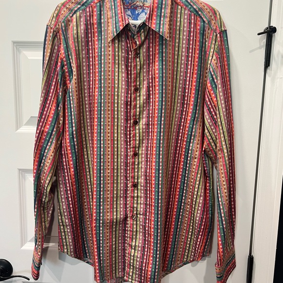 ROBERT GRAHAM
LONG SLEEVE BUTTON DOWN SHIRT
Size LARGE - Picture 5 of 11